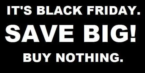 Black Friday in the UK.