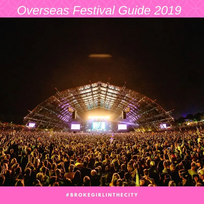 Overseas festival guide 2019