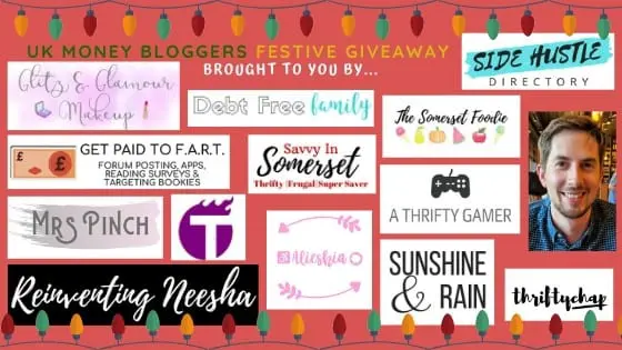 UK Money Bloggers Festive Giveaway
