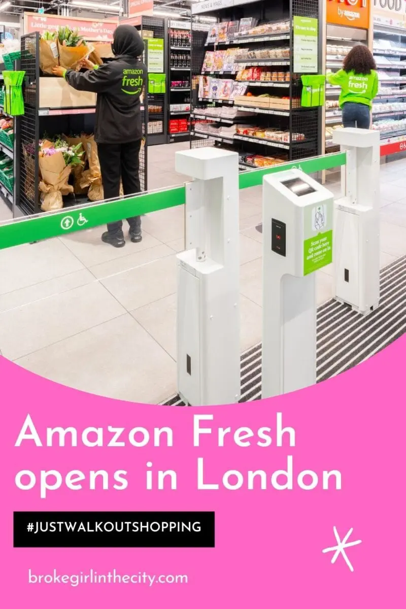 Amazon Fresh opens its first just walk out shopping experience in London
