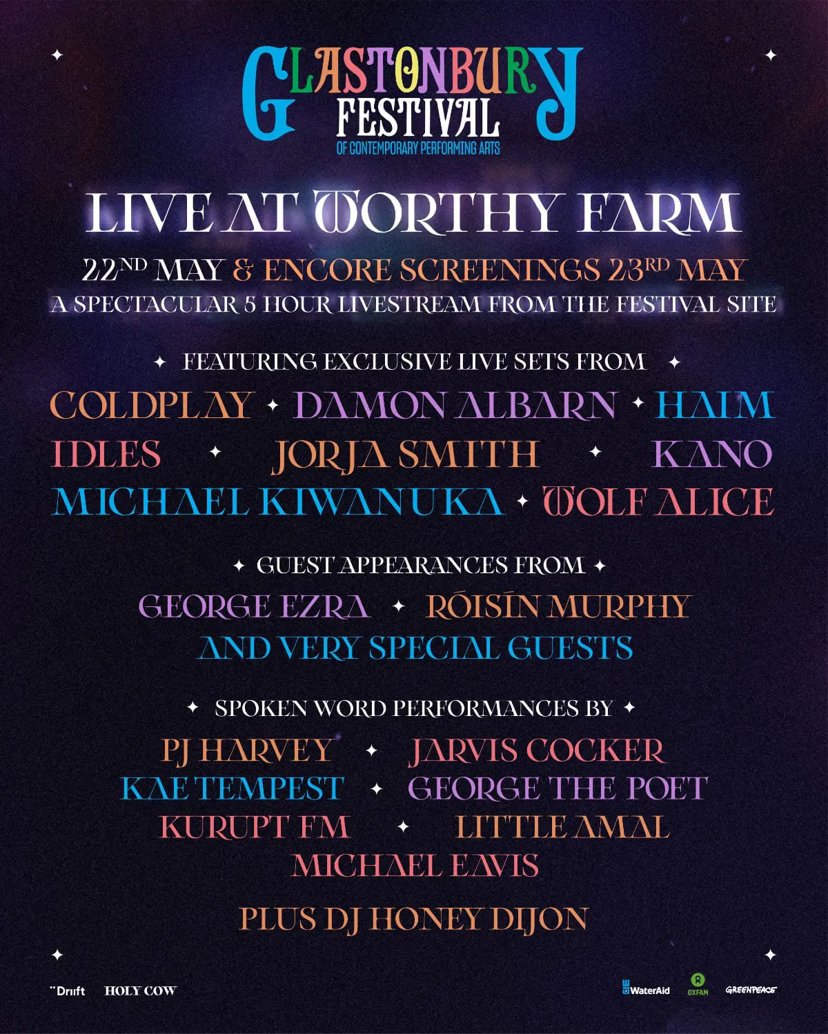 Glastonbury presents Live at Worthy Farm this weekend