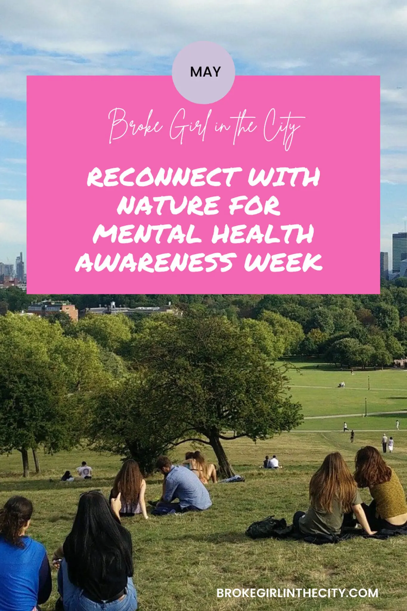 Reconnect with nature for Mental Health Awareness Week