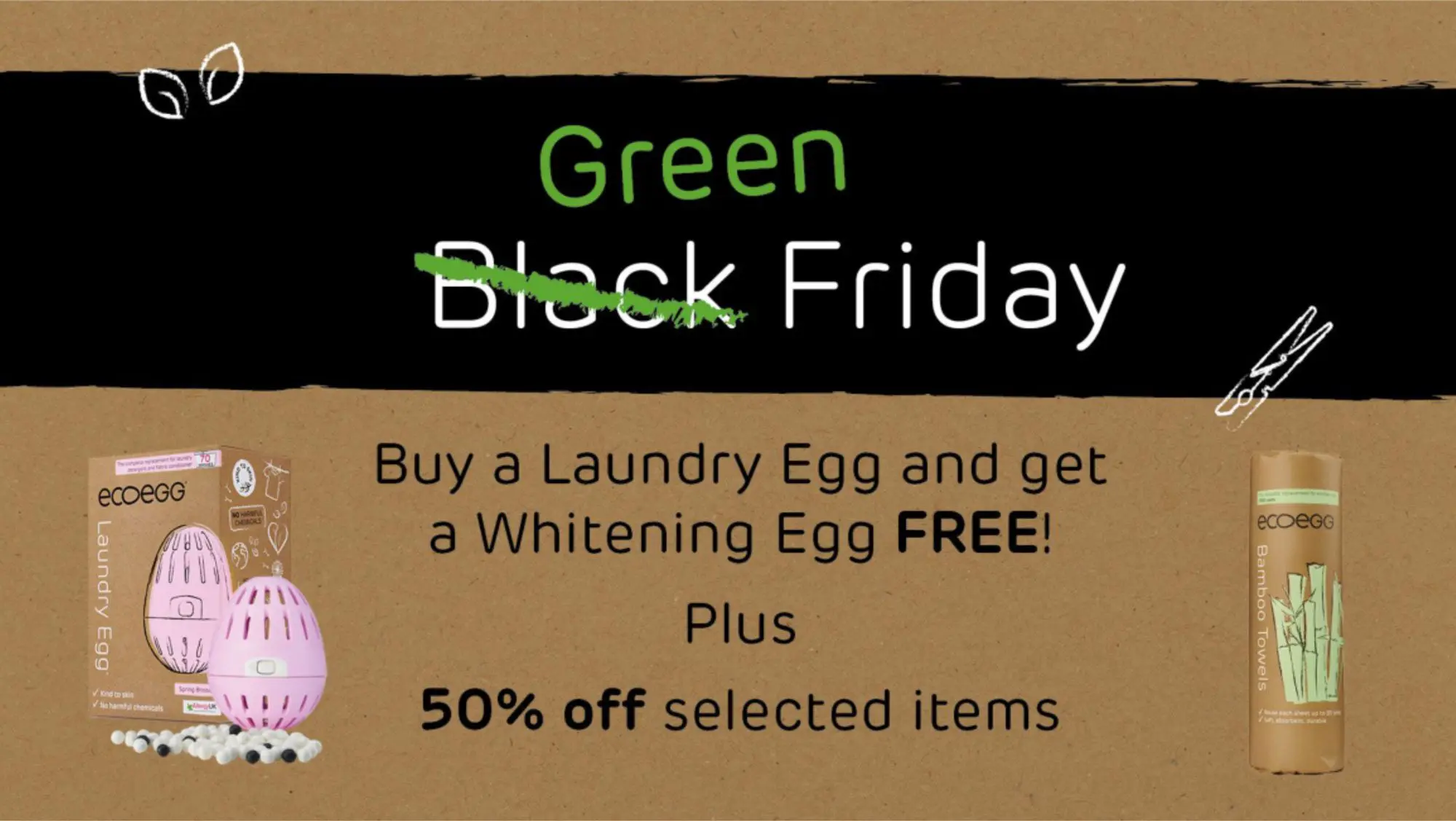 Free Laundry Egg offer for Black Friday weekend - Buy Sustainably