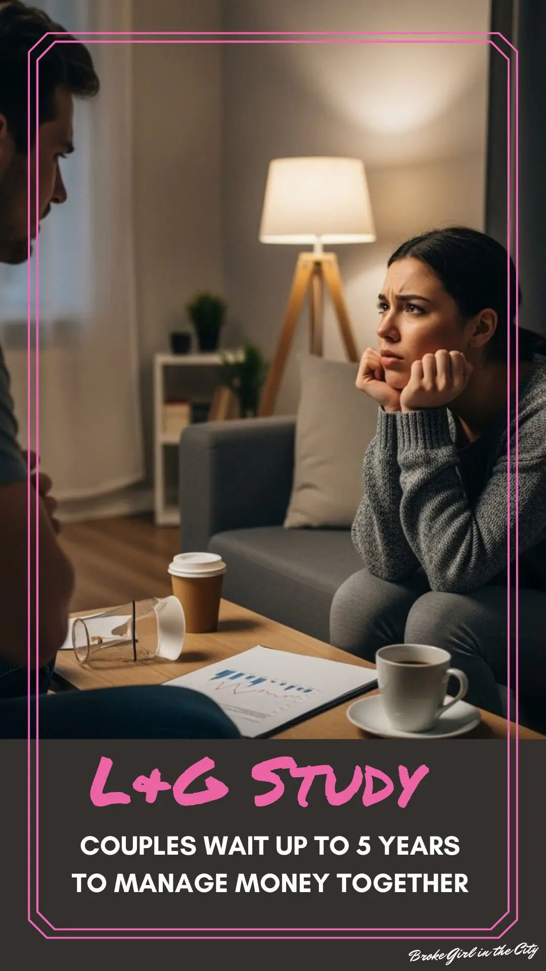 L&G Study finds couples wait nearly five years before managing finances together