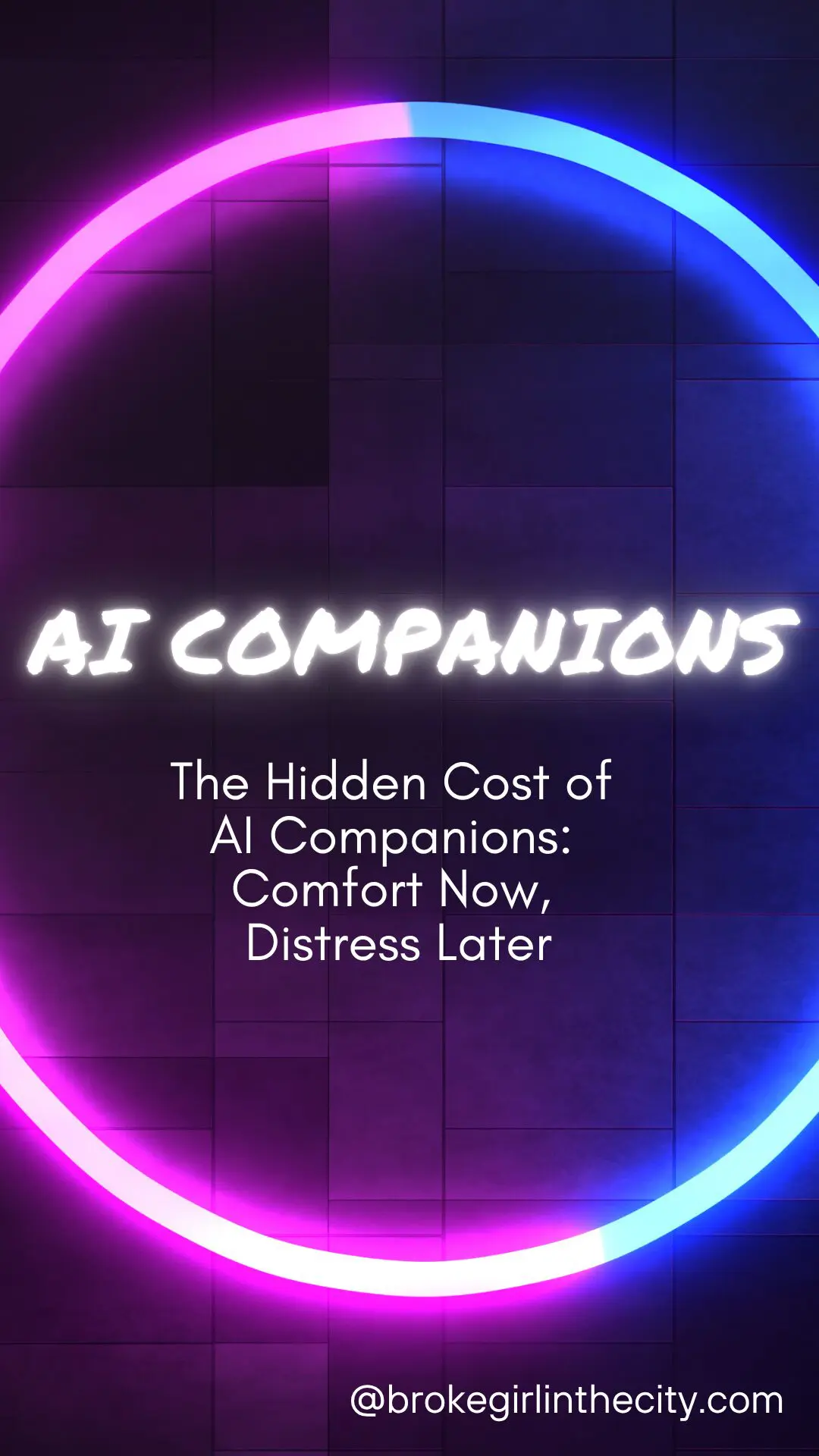 The Hidden Cost of AI Companions: Comfort Now, Distress