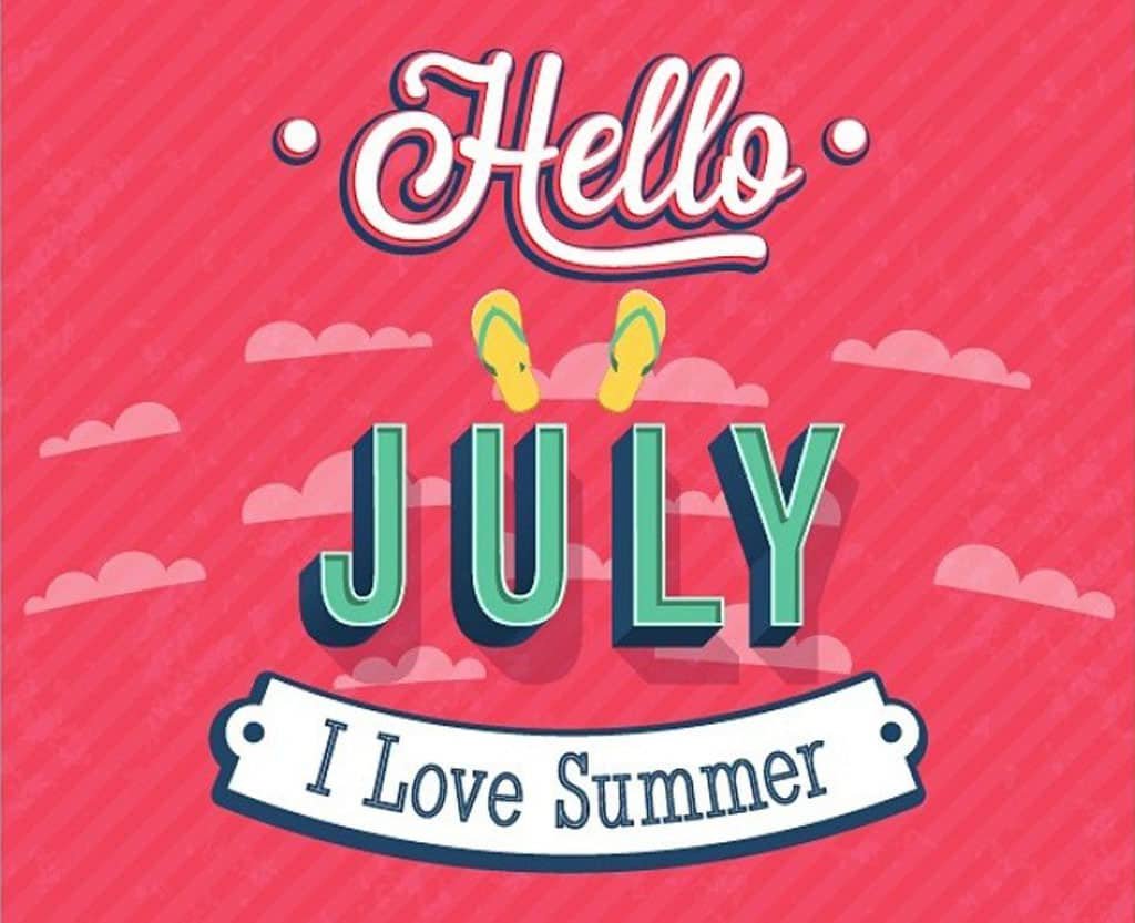 Hello July - Homepage