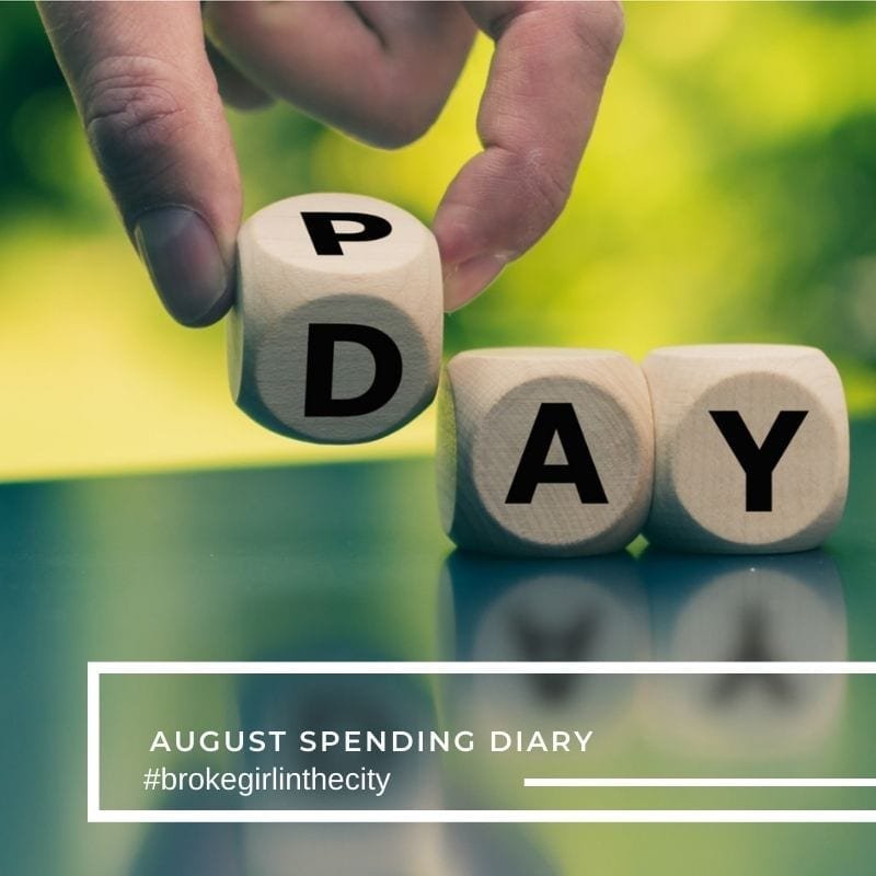 August Spending Diary