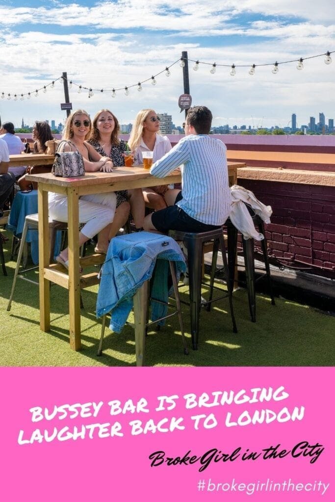 Bussey Rooftop Bar is bringing laughter back to London