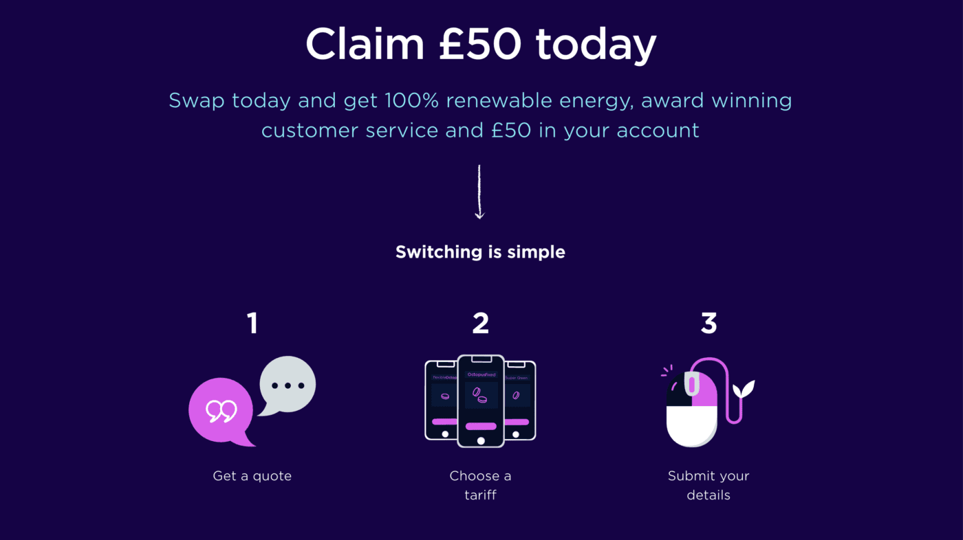 Get £50 off your energy bill 