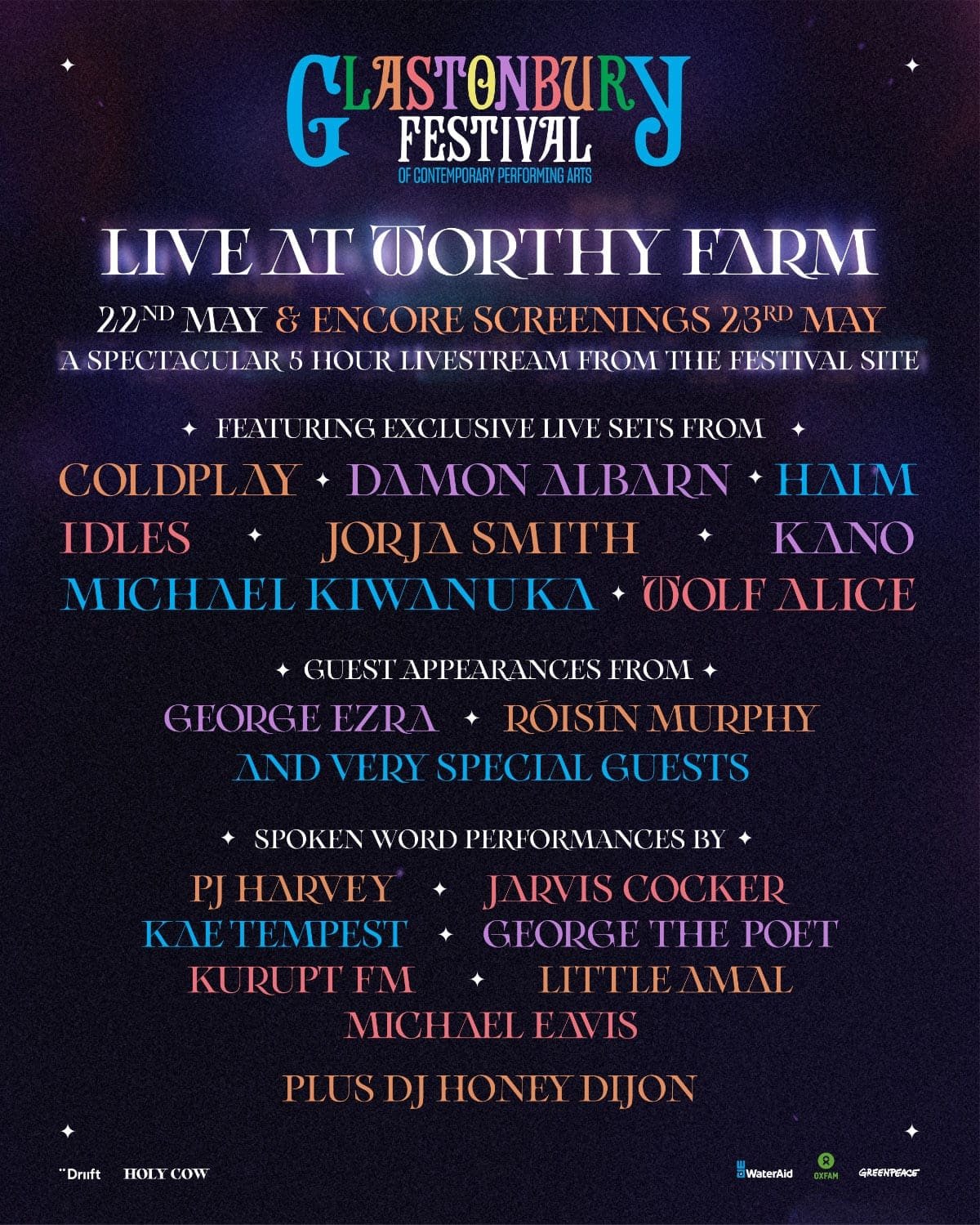 Glastonbury presents Live at Worthy Farm this weekend