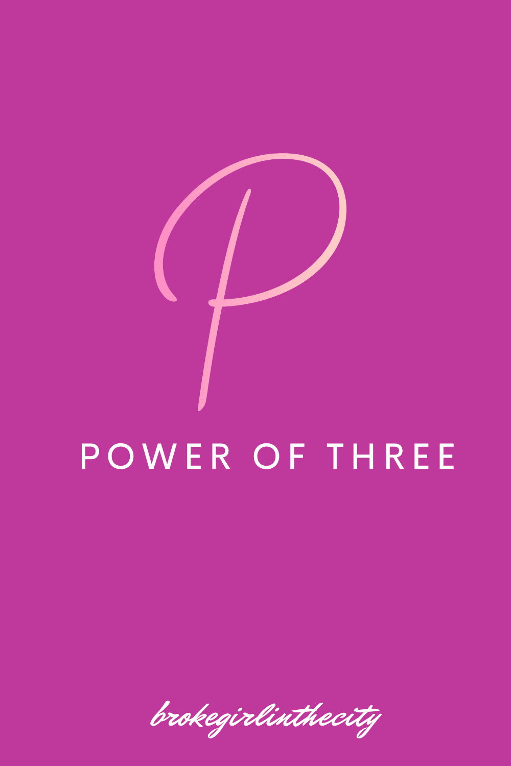 Introducing the Power of Three - January 2022