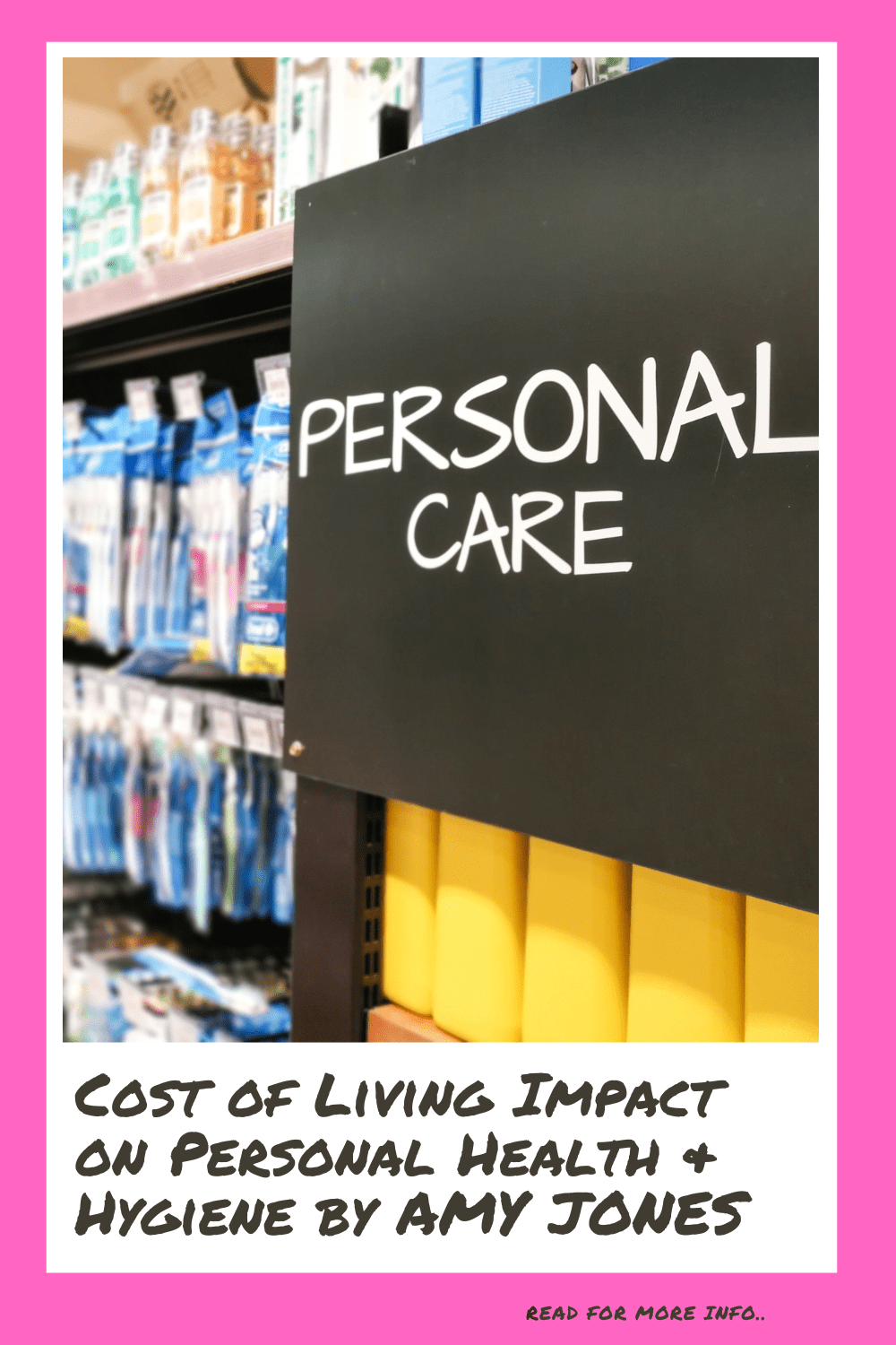 The Cost Of Living Impact On Personal Health & Hygiene 