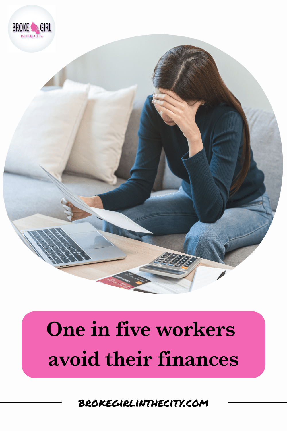 One in five workers avoid their finances.